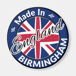 Aimant Made in Birmingham England Union Jack Flag