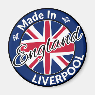 Aimant Made in Liverpool England Union Jack Flag
