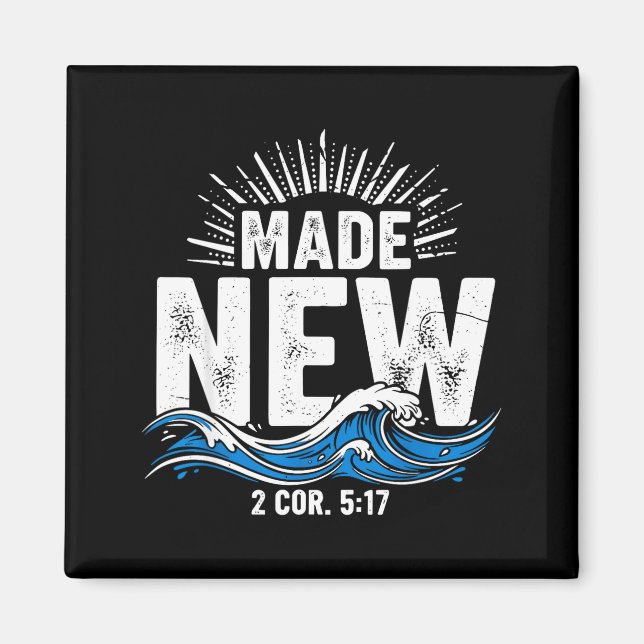 Aimant Made New Baptized Baptism  (Devant)