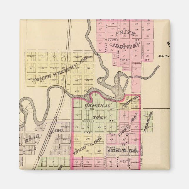 Aimant Madison, Nebraska (Devant)