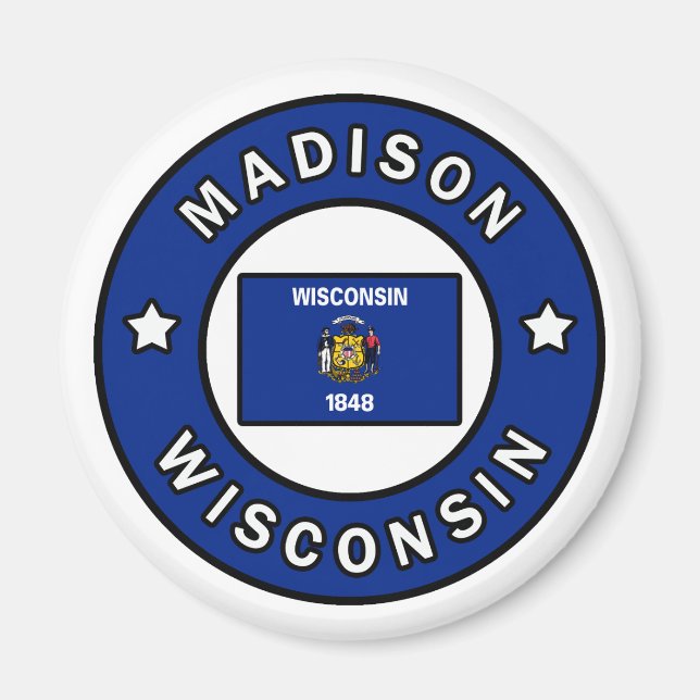 Aimant Madison Wisconsin (Devant)
