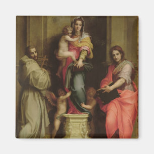 Aimant Madonna des harpies, 1517 (huile sur le panneau)