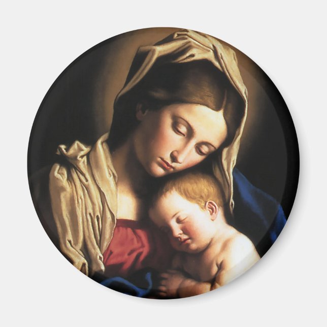 AIMANT MADONNA ET ENFANT (Devant)