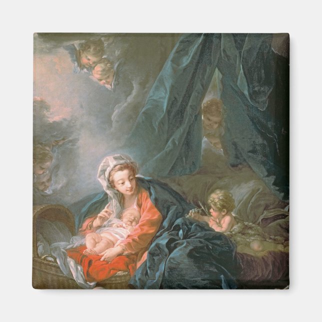 Aimant Madonna et Enfant, 18ème siècle (Devant)