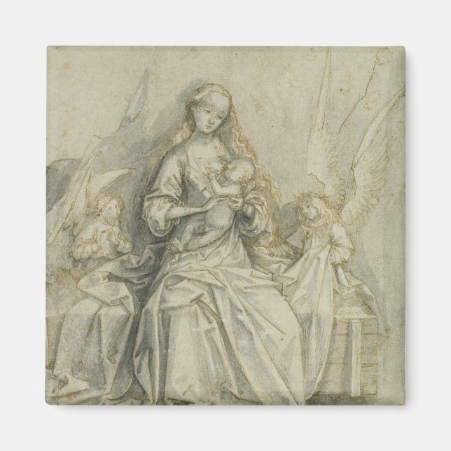 Aimant Madonna et Enfant 3 (Devant)