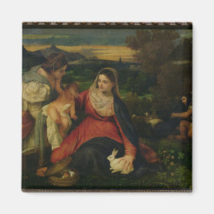 Aimant Madonna et Enfant avec Sainte Catherine c. 1530