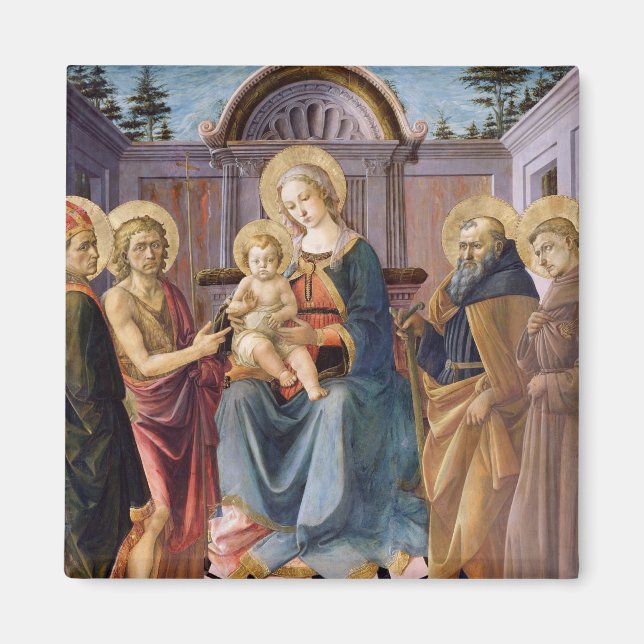 Aimant Madonna et l'enfant héritée de SS (Devant)