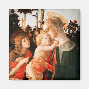 Aimant Madonna et son enfant avec Saint Jean le Baptiste