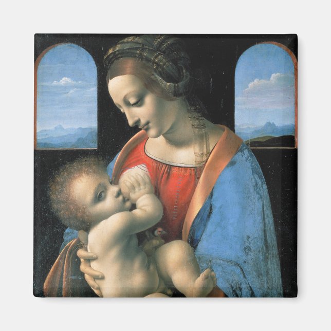 Aimant Madonna Litta, Leonardo da Vinci, 1490-1491 (Devant)