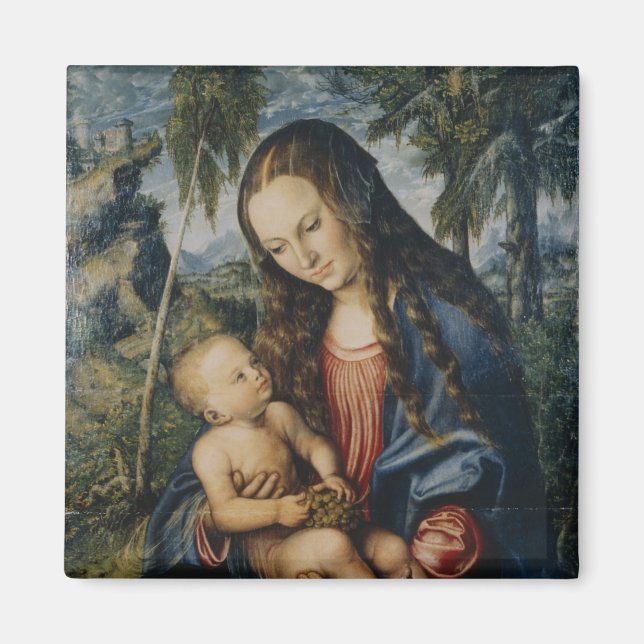 Aimant Madonna sous le sapin, c.1510 (Devant)