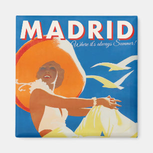 Aimant Madrid Espagne voyage millésime