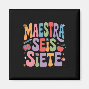 Aimant Maestra 67 Six Seven Professeur d'espagnol bilingu