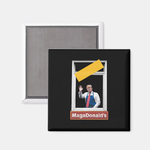 Aimant MAGADonald's Trump 2024
