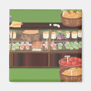 Aimant Magasin de fruits et légumes