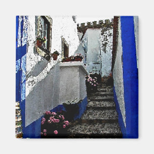 Aimant Magasin et étapes dans Obidos Portugal