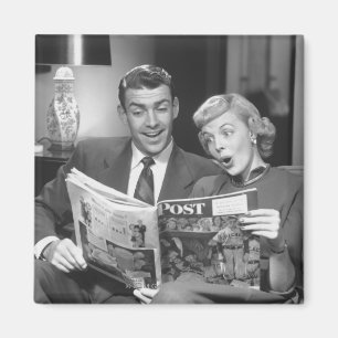 Aimant Magazine de lecture de couples