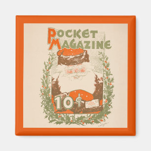 Aimant Magazine de poche vintage Noël