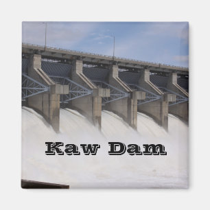 Aimant Magazine du barrage de Kaw