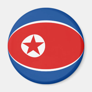 Aimant Magazine du drapeau de la pêche nord-coréenne