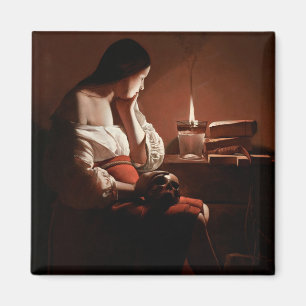 Aimant Magdalene with the Smoking Flame, La Tour