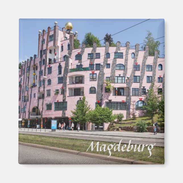 Aimant Magdeburg Hunderwasser Grüne Zitadelle photo (Devant)