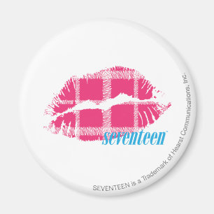 Aimant Magenta de plaid