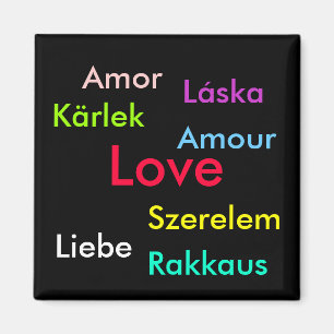 Aimant Maget de réfrigérateur d'amour