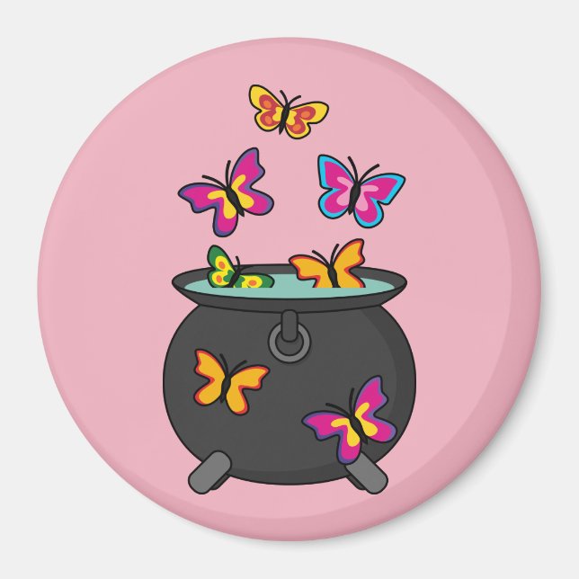 Aimant Magical Butterflies from a cauldron (Devant)
