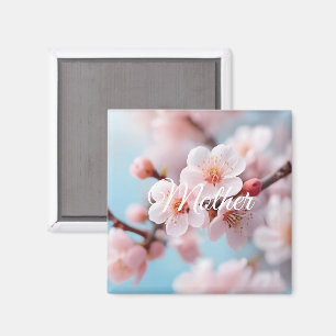 Aimant Magie de Fleur de Cerisier Rose