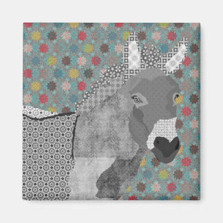Aimant Magnat d'art noir et blanc de Moses