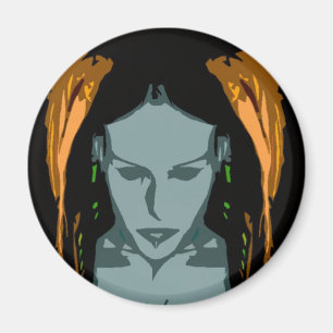 Aimant Magnat d'art vectoriel en brique numérique MB