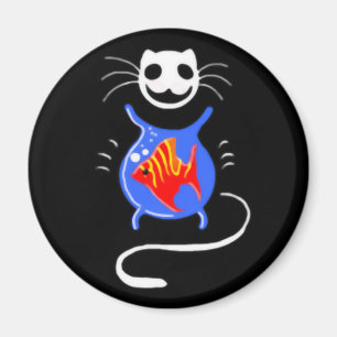 Aimant Magnat de chat Ghost Kitty