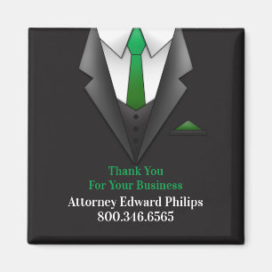 Aimant Magnat de costume d'homme d'affaires