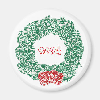 Aimant Magnat de couronne de Noël