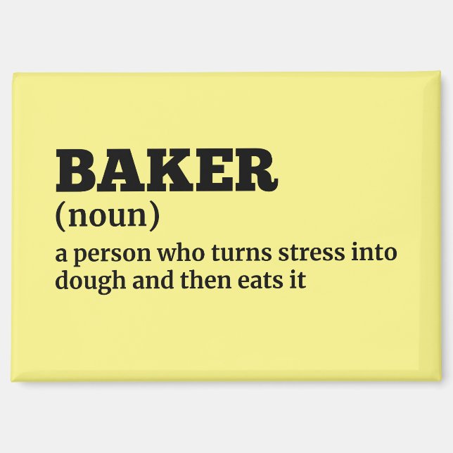 Aimant Magnat de définition de tâche Baker (Recto)
