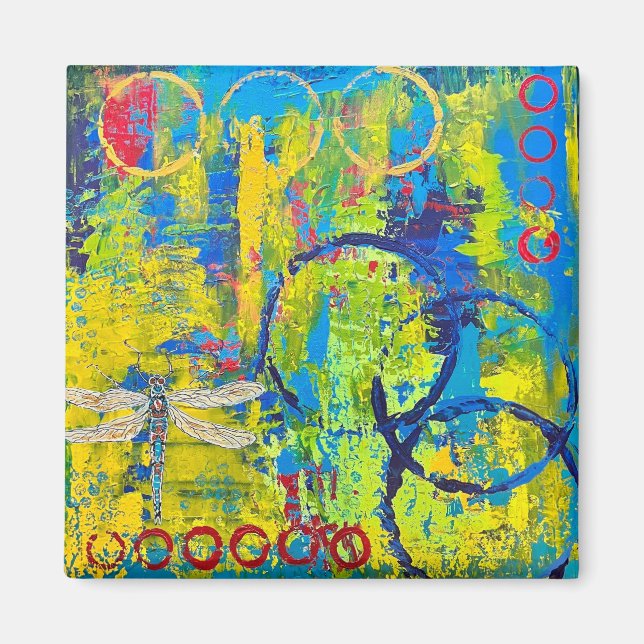 Aimant Magnat de libellule (Devant)