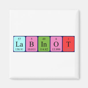 Aimant Magnat de nom de table périodique Labinot