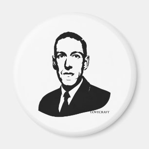 Aimant Magnat de portrait HP Lovecraft