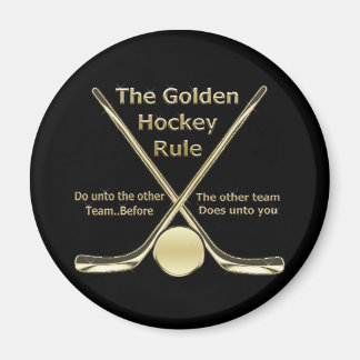 Aimant Magnat de règle de hockey d'or