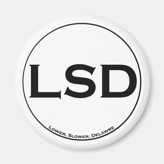 Aimant Magnat Delaware plus lent (Devant)