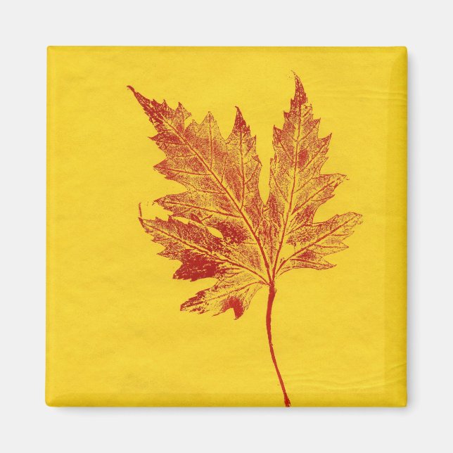 Aimant Magnat d'impression de la nature feuille (Devant)