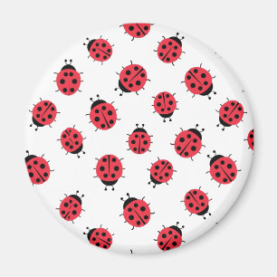 Aimant Magnat d'impression Motif Ladybug