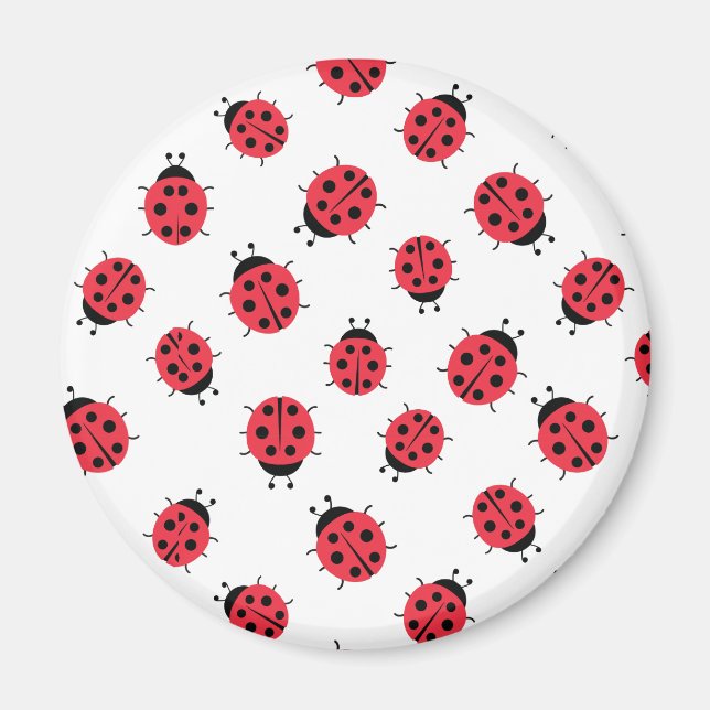 Aimant Magnat d'impression Motif Ladybug (Devant)