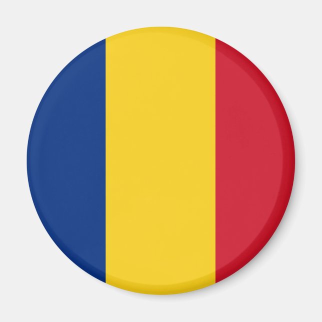 Aimant Magnat du drapeau roumain (Devant)