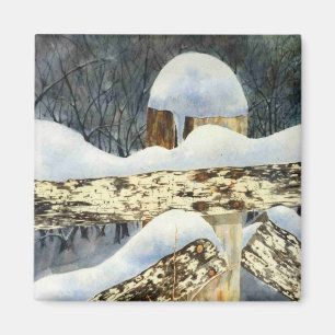 Aimant Magnat du paysage hivernal