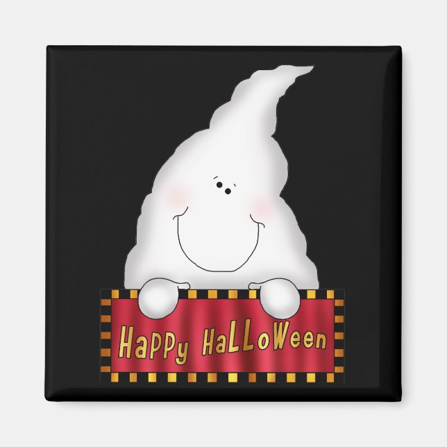 Aimant Magnat fantôme d'Halloween (Devant)