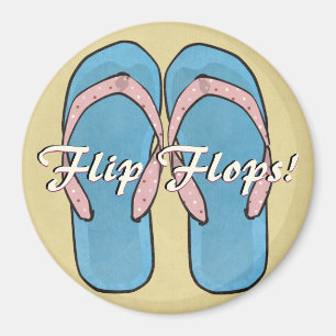 Aimant Magnat Flipflops bleu