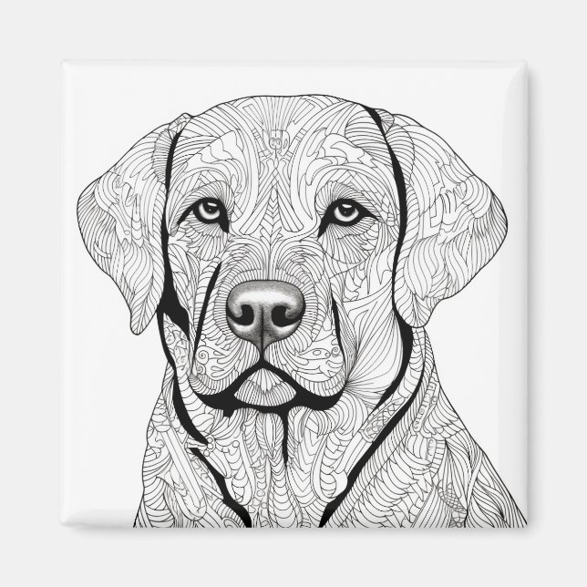 Aimant Magnat Labrador Retriever (Devant)