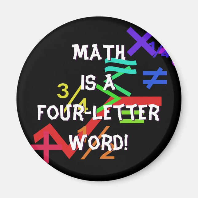 Aimant Magnat mathématique (Devant)