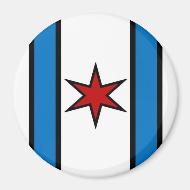 Aimant Magnat moderne du Bouclier blanc (Devant)